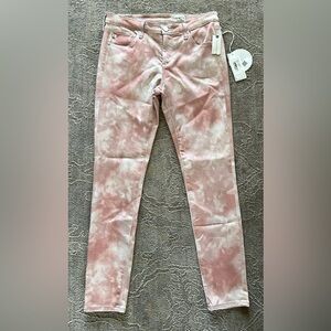 AG Blush Tie-Dye Jeans